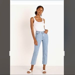 Levi’s Premium Wedgie Straight High Waist Jeans Luxor Lanes